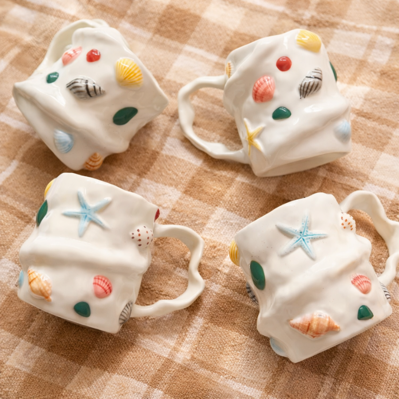 Seashell Ceramic Mug